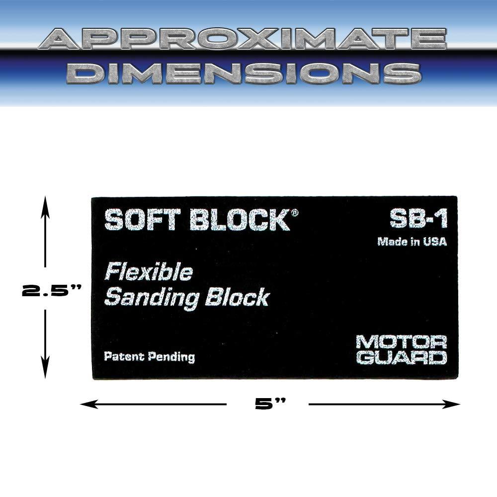 Motor Guard SB-1 Sanding Block Double Density Soft-Block Flexible